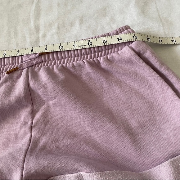 We Wore What Large Purple Lounge Sweatpants Shorts ~ Casual Cozy Cheeky - Picture 5 of 9